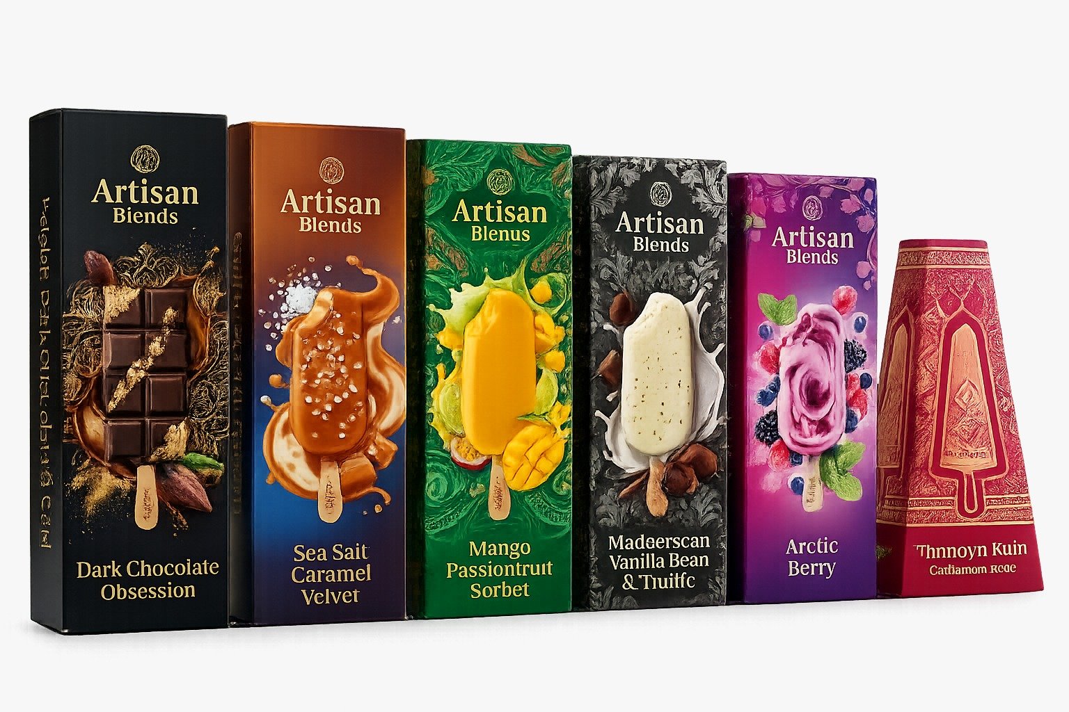 Ice Cream, Chocobar & Kulfy Boxes